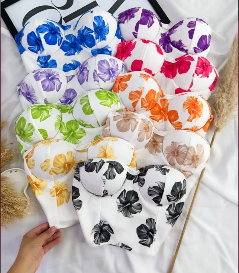Cropped Floral