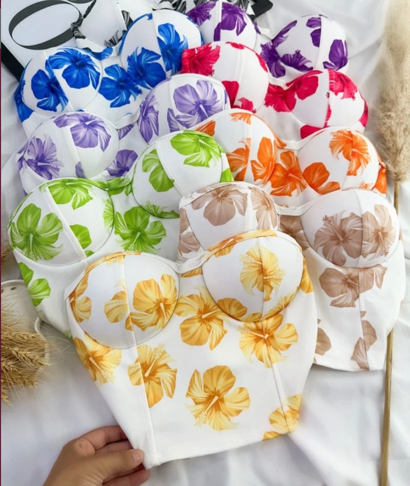 Cropped Floral
