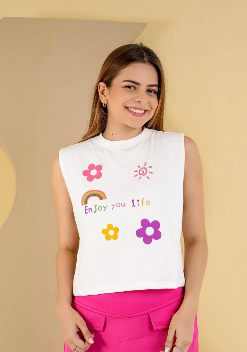 Cropped Regatinha - Enjoy you life