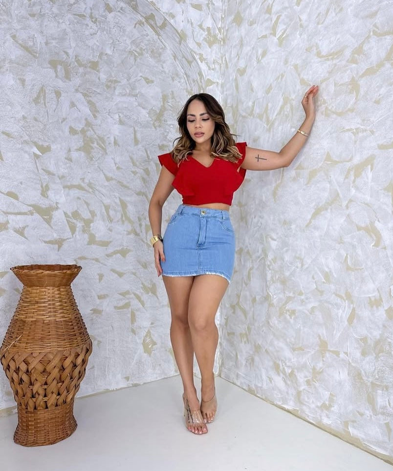 Saia Jeans