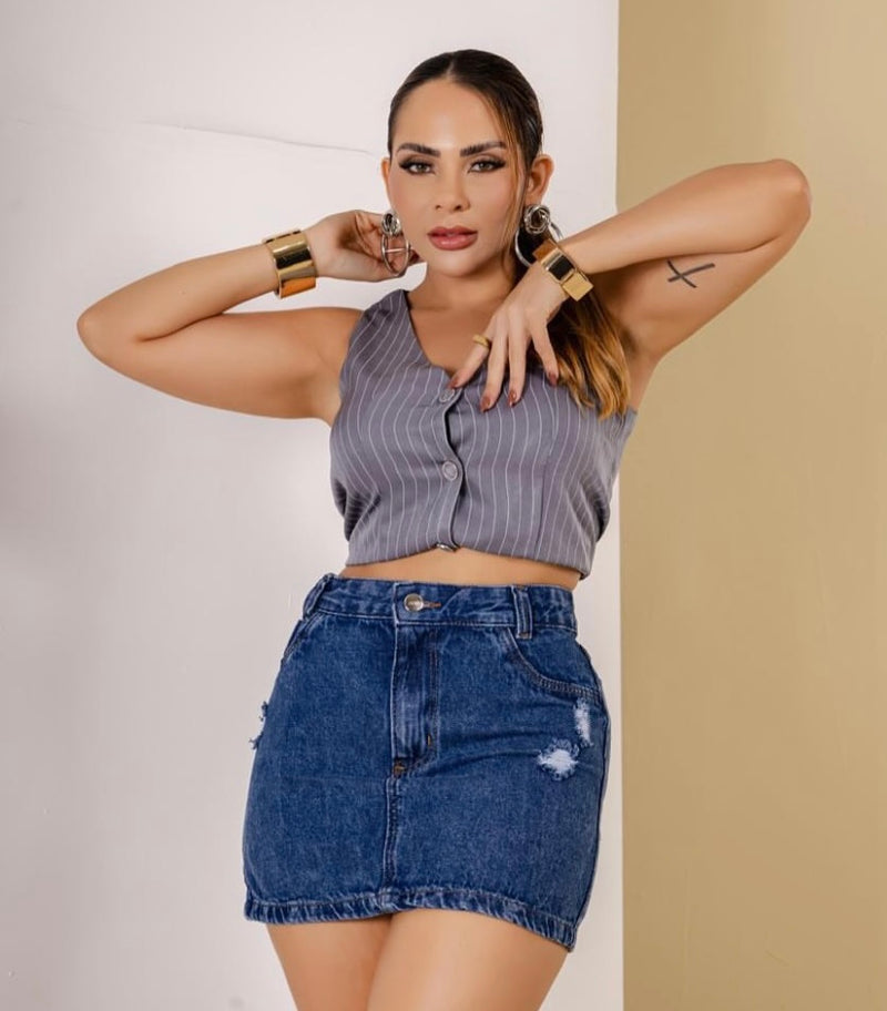 Saia Jeans